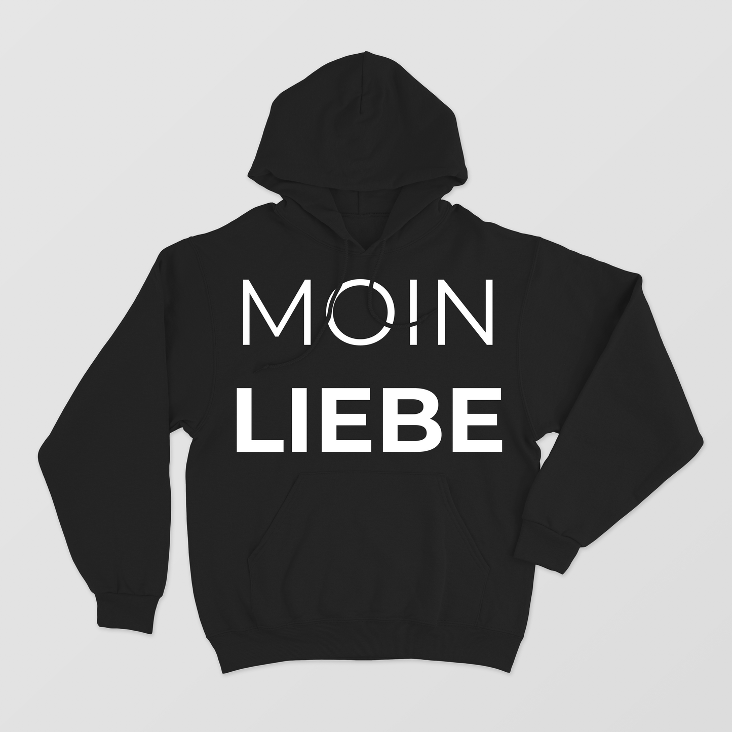 MOIN LIEBE TSCHÜSS HASS HOODIE