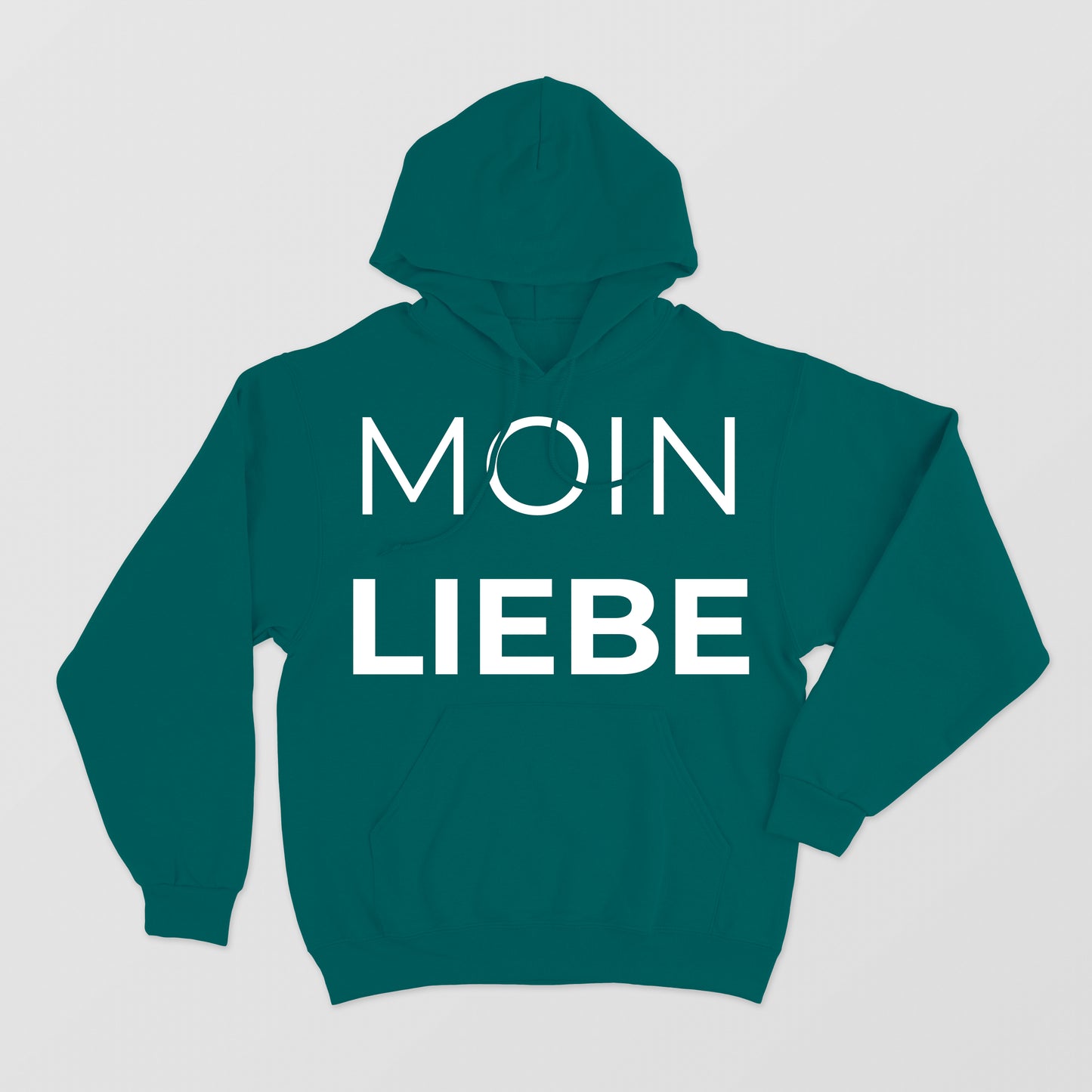 MOIN LIEBE TSCHÜSS HASS HOODIE
