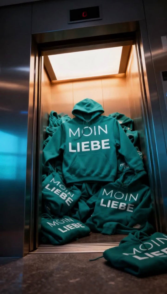 MOIN LIEBE TSCHÜSS HASS HOODIE